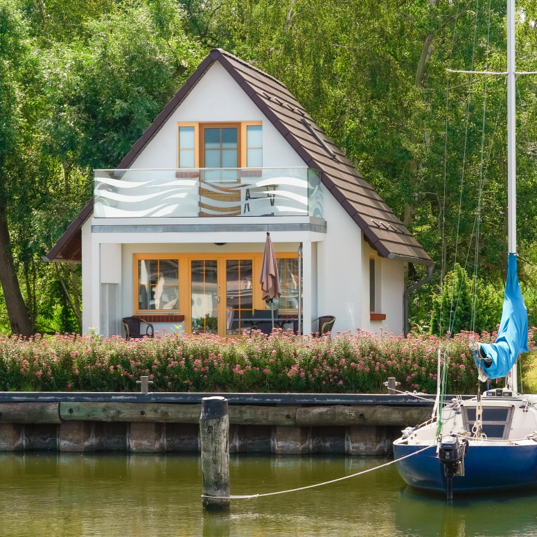 Rankwitz Hafen Buhne Segelboot